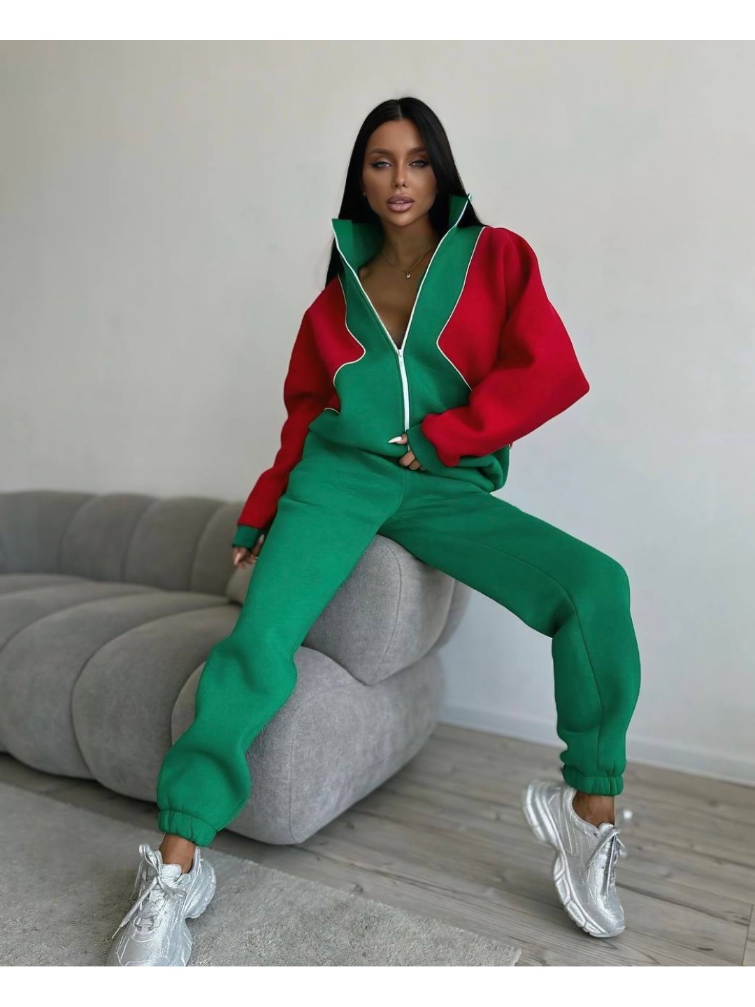 Дамски комплект Greeny red